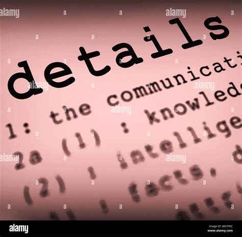 détails meaning.